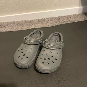 Fuzzy-Lined Crocs